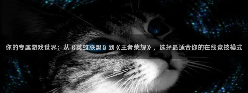 多彩娱乐登陆测速：你的专属游戏世界：从《英雄联盟》到《王者荣